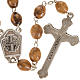 Rosary beads with river Jordan water 9 x 7 mm s2