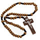 Small rosary in naturaly wood 5mm s2