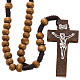 Mini rosario madera y cuerda 5 mm s1
