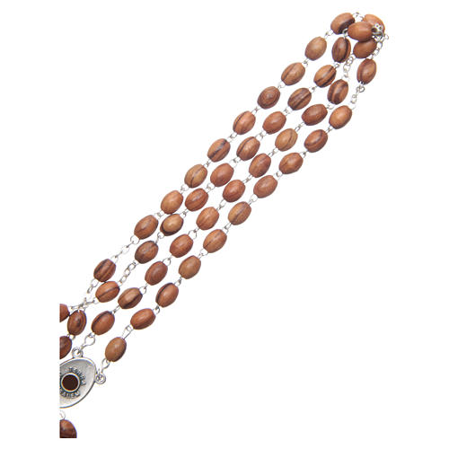 Rosary beads in Holy Land olive wood, Land of Israel 3