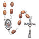 Rosary beads in Holy Land olive wood, Land of Israel s1