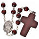 Rosary beads in wood, Pope Francis s2