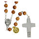 Rosary beads in olive wood, Pope Francis s2