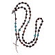 Rosary beads with tiger's eye grains s4