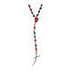 Rosary beads composed by 6 mm regalite stone grains and cross s2