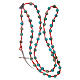 Rosary beads composed by 6 mm regalite stone grains and cross s4