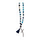 Rosenkranz Halskette mit Perlen aus Achat s2