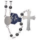 Our Lady of Fatima rosary hematite 6mm beads s2