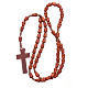 Rosary in wood with akron shaped grains s4