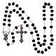 Wood rosary rosewood beads 3 mm s4