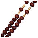 Wood rosary with lobster clasp 4 mm s3