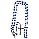 Rosary in blue wood 6 mm s4
