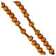 Non-wearable round wooden rosary 6 mm s3