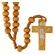 Rosario legno tondo 6 mm non indossabile s1