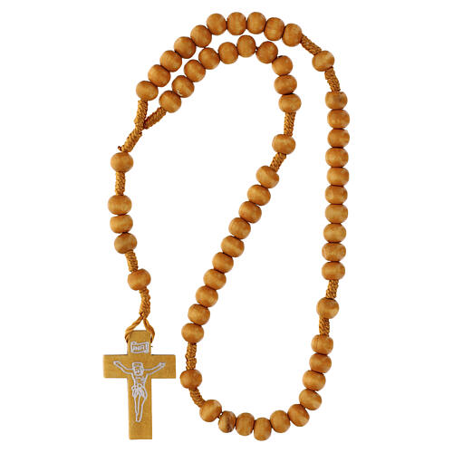Wood rosary round beads 6 mm non-wearable 4
