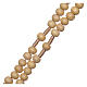 Wood rosary round beads 6 mm non-wearable s3
