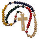 Missionary rosary with wood beads 5 mm s4