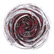 Różaniec okrągły z drewna płatek róży 6 mm s5