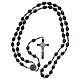 Oval wooden rosary 6 mm s4