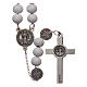 Saint Benedict rosary wood beads 7 mm s2