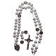 Saint Benedict rosary wood beads 7 mm s4