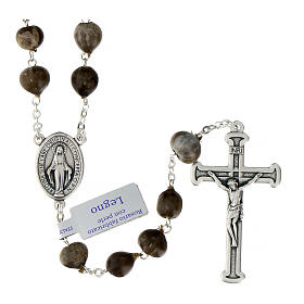 Job's tears rosary with beads 7 mm