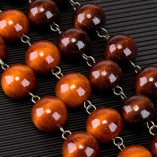 Wall rosary with wood round beads, 20mm 4