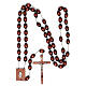 Wall rosary with wood oval beads, 30mm s4