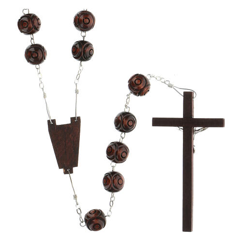 Wall rosary withy inalyed round beads 4