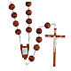 Wall rosary withy inalyed round beads s1
