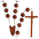 Wall rosary withy inalyed round beads s3