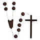 Wall rosary withy inalyed round beads s4