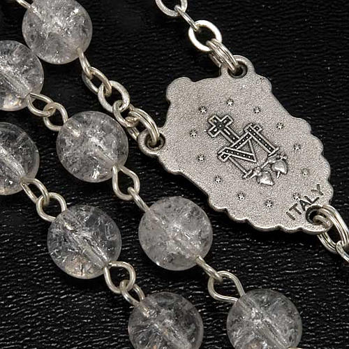 Cracked crystal rosary 4
