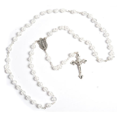 Cracked crystal rosary 7