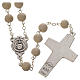 Jasmine perfumed rosary beads, white, Pope Francis s6