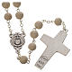 Jasmine perfumed rosary beads, white, Pope Francis s2