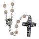 Jasmine perfumed rosary beads, white, Pope Francis s1