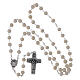 Jasmine perfumed rosary beads, white, Pope Francis s6