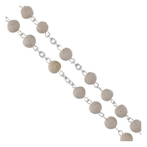 Chapelet parfumé au jasmin blanc Pape François 5