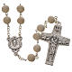 Jasmine perfumed rosary beads, white, Pope Francis s1