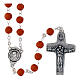 Rosario perfumado al jazmín rojo Papa Francisco s1