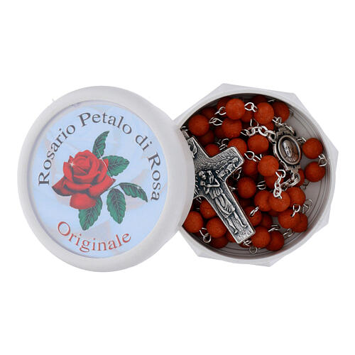 Terço perfumado de jasmim vermelho Papa Francisco 2