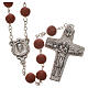 Jasmine perfumed rosary beads, red, Pope Francis s1