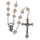 Sented rosary real jasmine beads 5 mm Saint Teresa s1