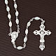 Mother of pearl beads rosary in 925 silver s4