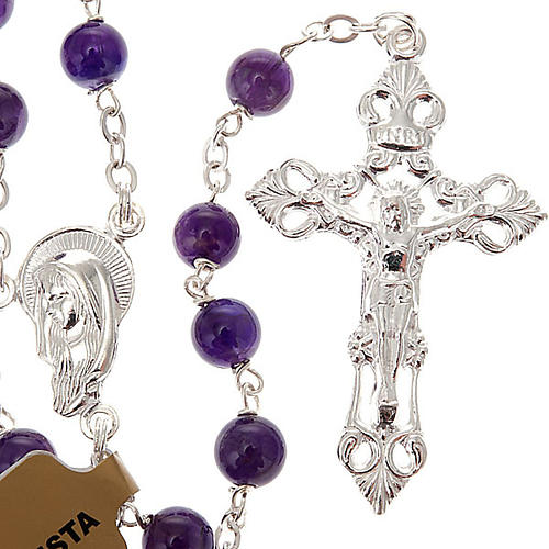 Silver 925 rosary and amethyst 1