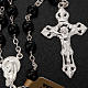 Black onix and silver rosary s4