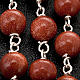 Gold Sand rosary in 925 silver s4