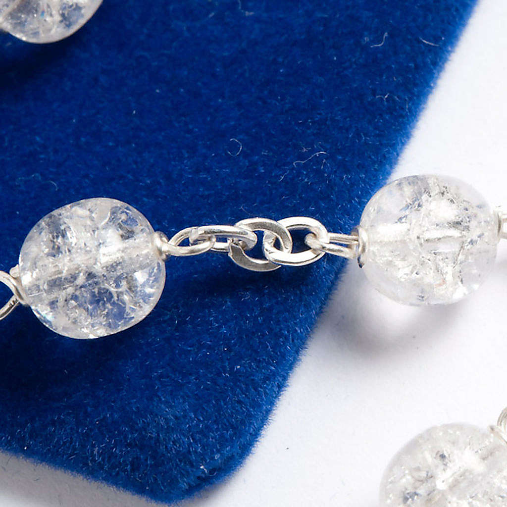 Rosenkranz aus Kristall aus Silber 925 | Online Verfauf auf HOLYART