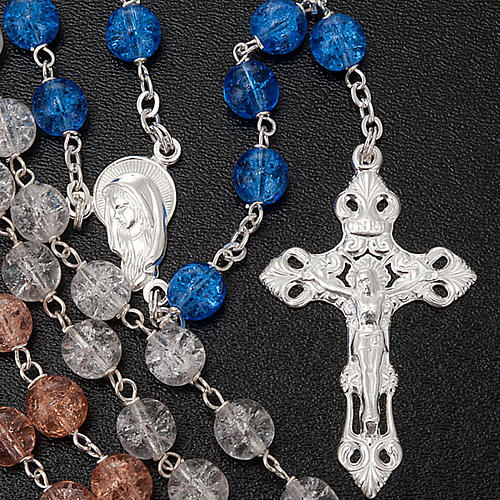 Silver 925 rosary and cracked crystal 2
